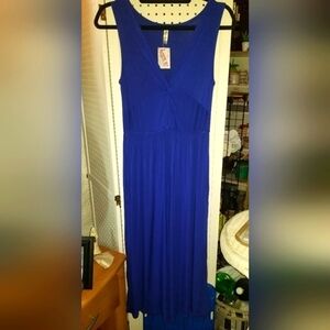 NWT  Luv21 blue sleeveless romper